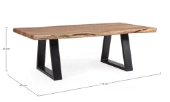 Discount Bizzotto TAVOLINO IN LEGNO - ARTUR