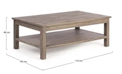 New Bizzotto TAVOLINO IN LEGNO - BRASILIA