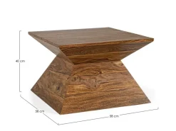 Discount Bizzotto TAVOLINO IN LEGNO - EGYPT PYRAMID