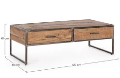 Clearance Bizzotto TAVOLINO IN LEGNO - ELMER