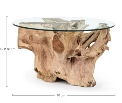 Bizzotto TAVOLINO IN LEGNO - ROSALIND