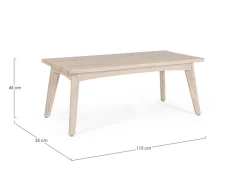 Bizzotto TAVOLINO IN LEGNO - SAHANA