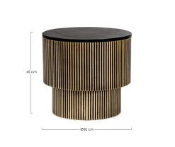 Discount Bizzotto TAVOLINO IN LEGNO D50 - VIRAT