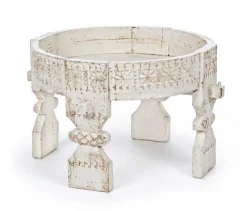 Clearance Bizzotto TAVOLINO IN LEGNO D50 BIANCO - YASIR