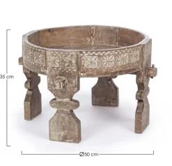 Online Bizzotto TAVOLINO IN LEGNO D50 NATURALE - YASIR