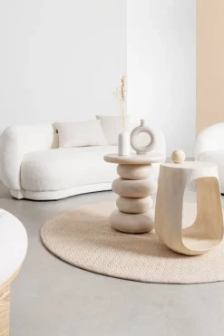 Discount Bizzotto TAVOLINO IN LEGNO NATURALE - LOPEZ