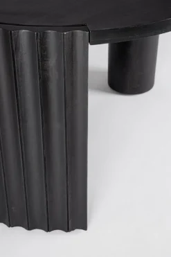 Best Bizzotto TAVOLINO IN LEGNO NERO D80 - ORISSA