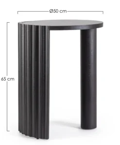 Hot Bizzotto TAVOLINO IN LEGNO NERO D50 - ORISSA
