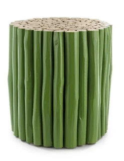 Hot Bizzotto TAVOLINO IN LEGNO VERDE - GUADALUPE