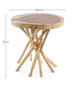 Online Bizzotto TAVOLINO IN LEGNO 56X56 - SOLIDAD