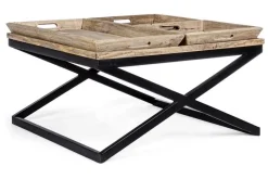 Bizzotto TAVOLINO IN LEGNO 90X90 - TRAY