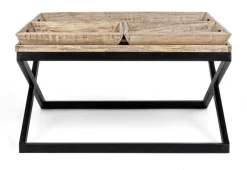 Bizzotto TAVOLINO IN LEGNO 90X90 - TRAY