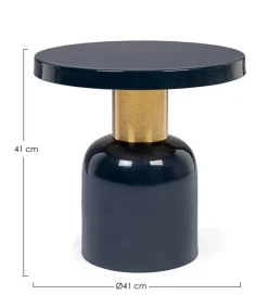 Sale Bizzotto TAVOLINO IN METALLO BLU D41 - NALIMA
