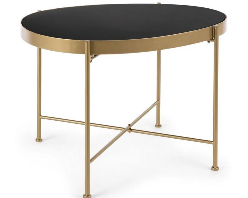 Sale Bizzotto TAVOLINO IN METALLO COLOR ORO - RASHIDA