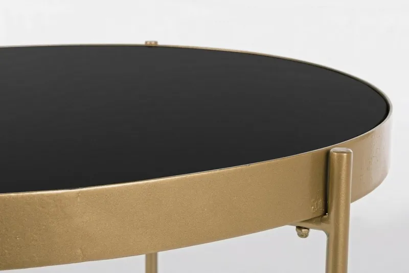 Sale Bizzotto TAVOLINO IN METALLO COLOR ORO - RASHIDA
