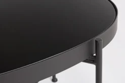 Online Bizzotto TAVOLINO IN METALLO NERO - RASHIDA