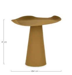 Hot Bizzotto TAVOLINO IN METALLO SENAPE - LALITA