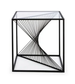 Sale Bizzotto TAVOLINO IN METALLO 48X48 - ESPIRAL