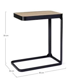 New Bizzotto TAVOLINO IN METALLO 50X30 - EVERITT
