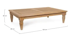 New Bizzotto TAVOLINO IN TEAK - BALI FSC
