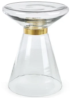 New Bizzotto TAVOLINO IN VETRO CLEAR D36 - AZMIN