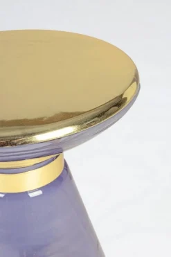 Bizzotto TAVOLINO IN VETRO GRIGIO D36 - MERIEL