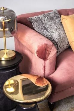 Bizzotto TAVOLINO IN VETRO GRIGIO D36 - MERIEL