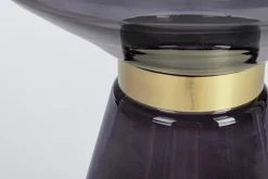 New Bizzotto TAVOLINO IN VETRO GRIGIO FUM - AZMIN