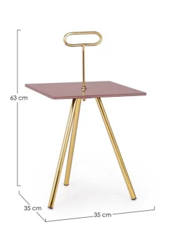 Clearance Bizzotto TAVOLINO IN VETRO 35X35 - INESH