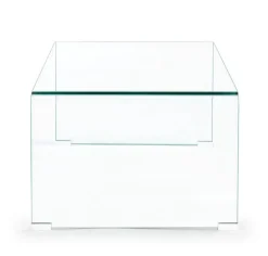 Clearance Bizzotto TAVOLINO IN VETRO 120X60 - IRIDE