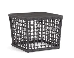 Outlet Bizzotto TAVOLINO KOLLAR 60X60 ANTRACITE