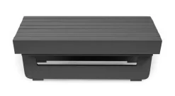 Discount Bizzotto TAVOLINO MODULARE IN ALLUMINIO ANTRACITE WG21 - INFINITY