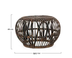 New Bizzotto TAVOLINO POUF IN FIBRE NATURALI - DORADAL