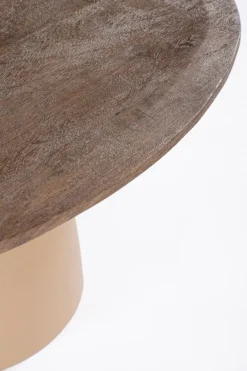 Hot Bizzotto TAVOLINO STANLEY TOP RUSTIC BROWN 86