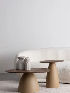 Hot Bizzotto TAVOLINO STANLEY TOP RUSTIC BROWN 86