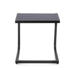 Bizzotto TAVOLINO TAYLOR 40X40 GRIGIO SCURO