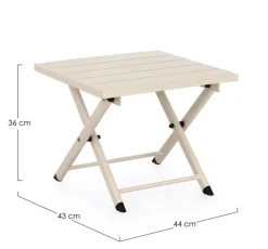 New Bizzotto TAVOLINO TAYLOR 44X43 WHISPER