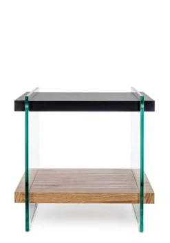 Best Bizzotto TAVOLINO 50X50 NERO - LINE WOOD