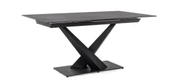 Sale Bizzotto TAVOLO ALL. JOHANNES 160-200X90 NERO
