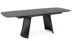 Bizzotto TAVOLO ALL OLIVER VETRO 180-220X90