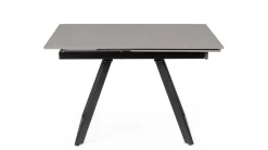 Sale Bizzotto TAVOLO ALL. REETA 120/180X90 NERO/GRIGIO