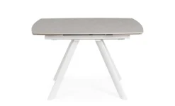 Sale Bizzotto TAVOLO ALL.RAILI 119.5/180X85 BIANC/GR C