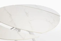 Discount Bizzotto TAVOLO ALL.RAUNI D87/135 BIANCO/BIANCO