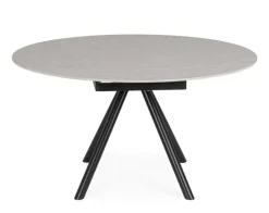 New Bizzotto TAVOLO ALL.RAUNI D87/135 NERO/GRIG.CHIAR