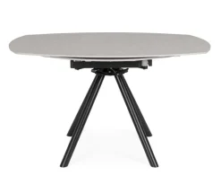 New Bizzotto TAVOLO ALL.RAUNI D87/135 NERO/GRIG.CHIAR