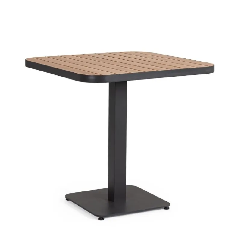 Hot Bizzotto TAVOLO BELMAR 75X75 ANTRACITE YK13