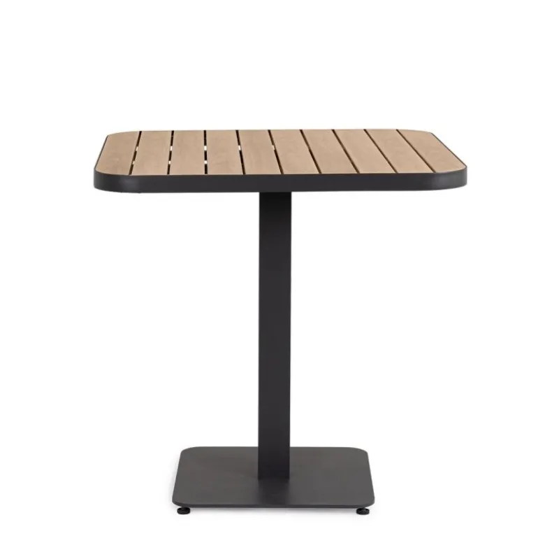 Hot Bizzotto TAVOLO BELMAR 75X75 ANTRACITE YK13