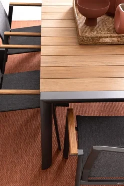 Sale Bizzotto TAVOLO IN ALLUMINIO ANTRACITE GK52 - CAMERON