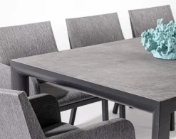 Online Bizzotto TAVOLO IN ALLUMINIO ANTRACITE JX55 - MASON