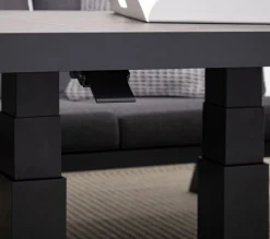 Discount Bizzotto TAVOLO IN ALLUMINIO ANTRACITE JX55 - TRUMAN